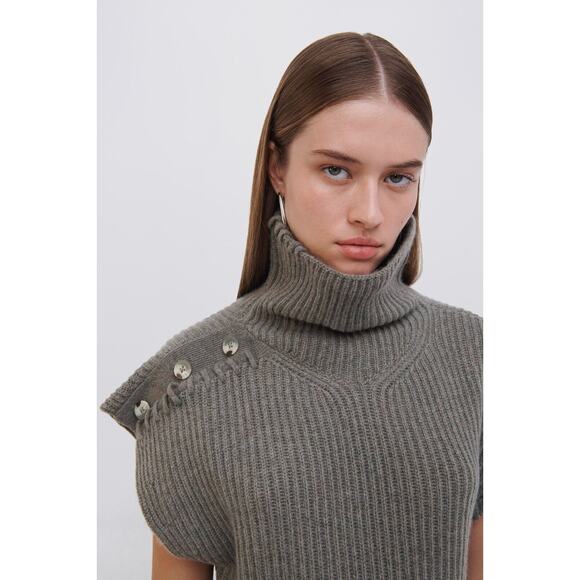 Jonathan Simkhai 100% Cashmere Winona Jumper Sweater Tunic Top Sz S Dry Cleaned - Picture 1 of 12